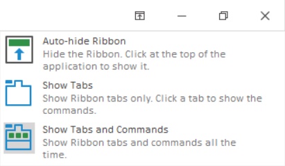 hide ribbon